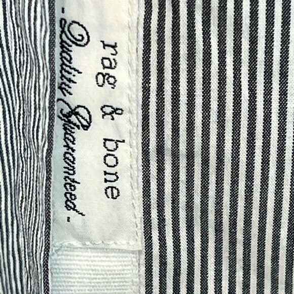 NWT rag & bone Anthropologie Striped eyelet blouse Women XS - Picture 8 of 9